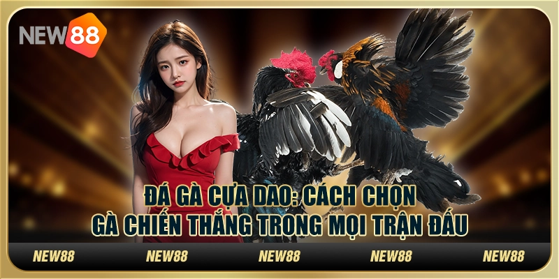 Đá gà cựa dao: Cách chọn gà chiến thắng trong mọi trận đấu