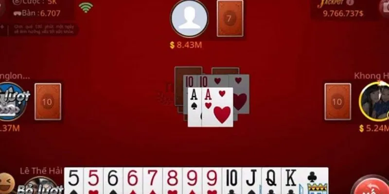 Tổng hợp các kiểu xếp bài tiến lên theo thế trận khác nhau