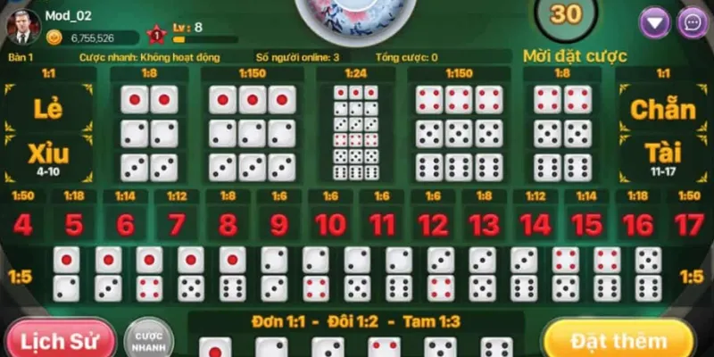 Chi tiết cách tham gia cá cược Tài Xỉu tại 789Club chi tiết