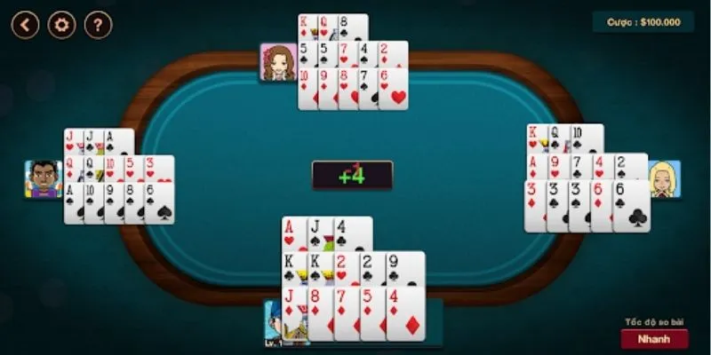 Tìm hiểu cách sắp xếp bài trong mậu binh