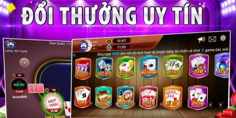 Khám phá các trò chơi bài đổi thưởng thịnh hành