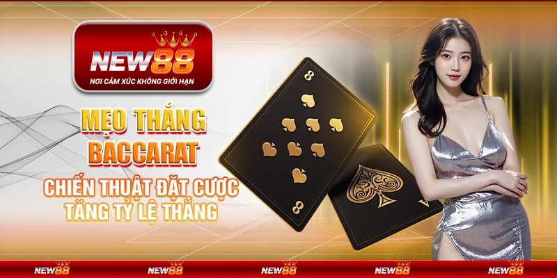 Mẹo thắng Baccarat - Chiến thuật đặt cược tăng tỷ lệ thắng