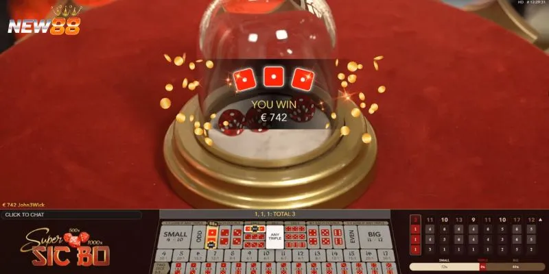 Tìm hiểu về trò chơi Super Sic Bo tại New 88