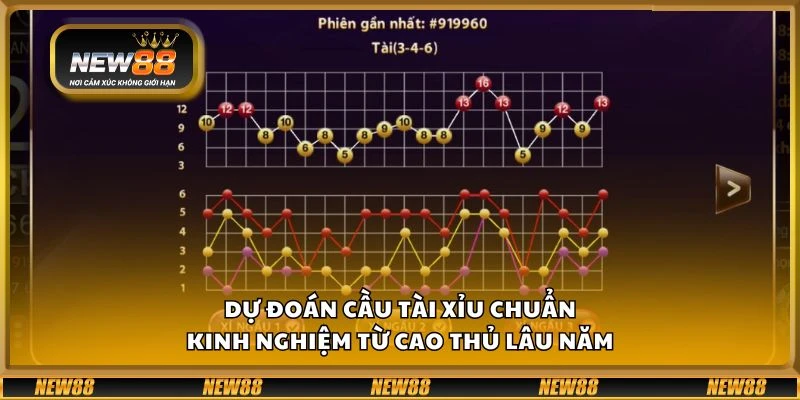 Dự đoán cầu tài xỉu chuẩn - Kinh nghiệm từ cao thủ lâu năm