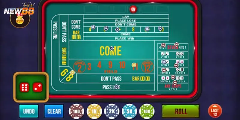 Tổng hợp các loại cược Craps dễ hiểu