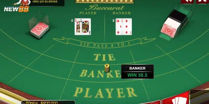 Hướng dẫn cách đánh gấp thếp Baccarat chi tiết