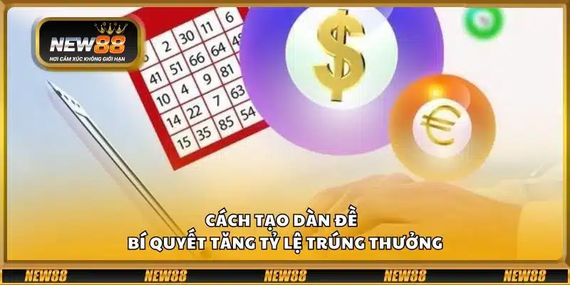 Cách tạo dàn đề - Bí quyết tăng tỷ lệ trúng thưởng