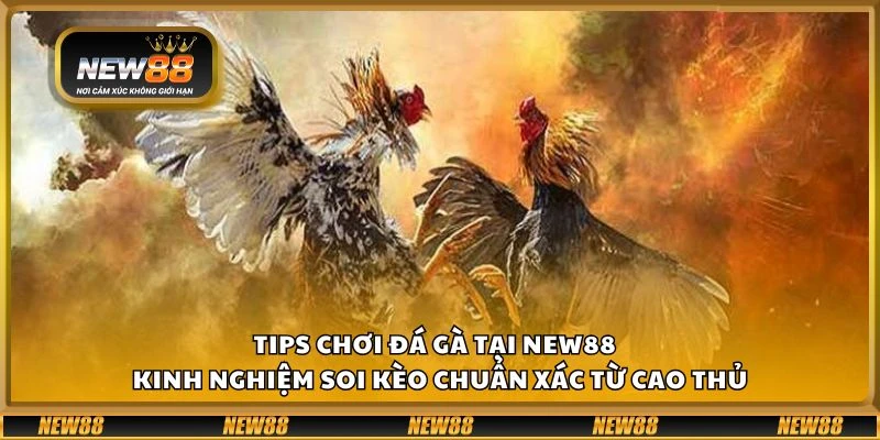 Tips chơi đá gà tại New88 - Kinh nghiệm soi kèo chuẩn xác từ cao thủ